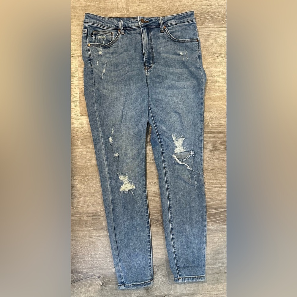 Judy Blue jeans, skinny fit with tummy control, medium wash, 13/31